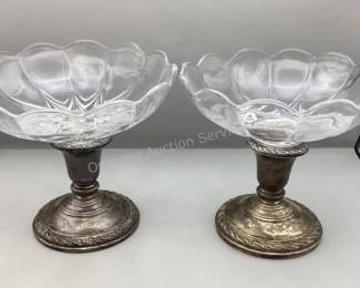 Weighted Silver Candy Dishes