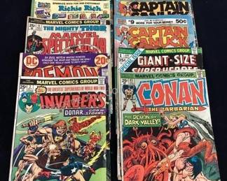Vintage comic books