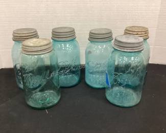 Blue Ball canning jars (several lots in catalog)