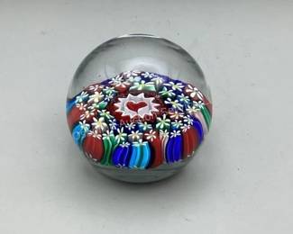 Millefiori paperweight