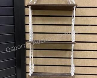 Macrame shelf