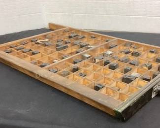 Print tray & letters