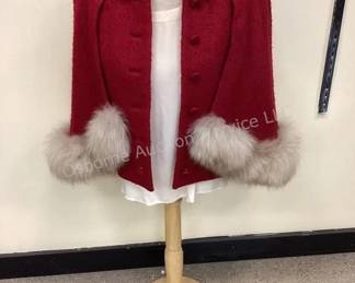 Decorative Dress Form & Vintage Cloak