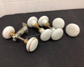 Large quantity of vintage door knobs to choose from in catalog; www.osborneauctionservice.com