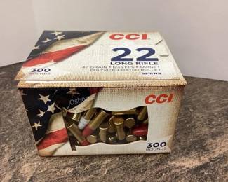 Red, White & Blue 22 long rifle bullets
