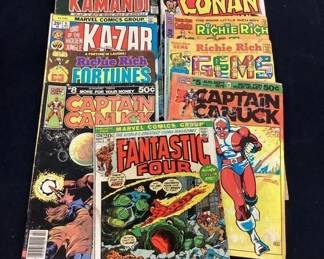 Vintage comic books
