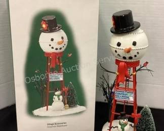 Department 56 Snowman Water Tower