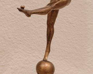 Bronze Nude Juggler by Claire Jeanne Roberte Colinet
