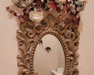 Gold Tone Mirror