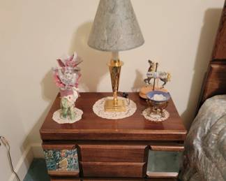 1970's Mirrored Nightstand