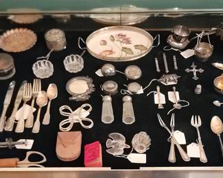 Assortment of Silver Plate & Sterling