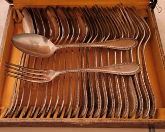 Societe Anonum c1920-1968 Set Of 12 French Forks & Spoons