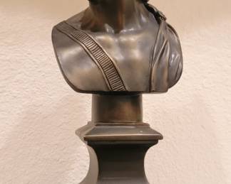 Italian Bronze Bust Menelauf King of Sparta