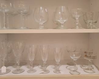 Assorted Wine Stems