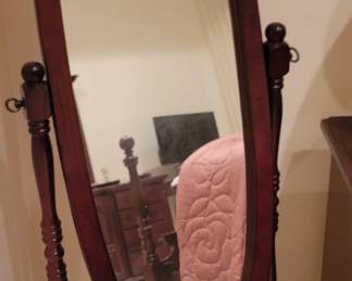 Standing Oval Mirror
