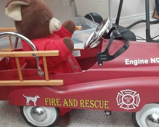Fire and Rescue Pedal Car.