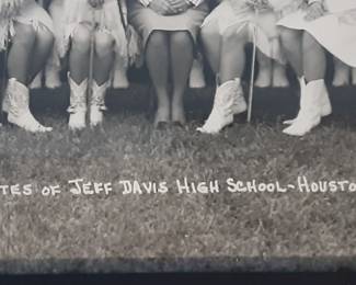 1965/1966 Carlton Cadettes Jeff Davis High School Houston TX