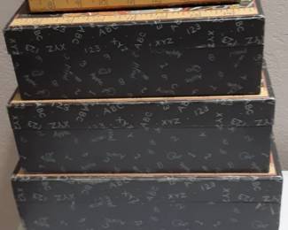 Stacking Teacher Storage Boxes