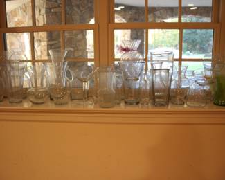 Assorted vases
