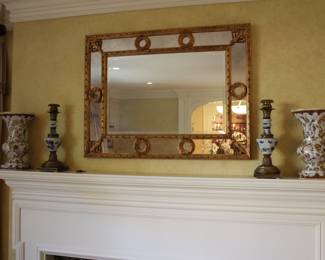 Gilt framed mirror