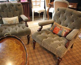 Pair Edward Ferrell armchairs