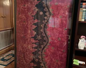 Framed batik