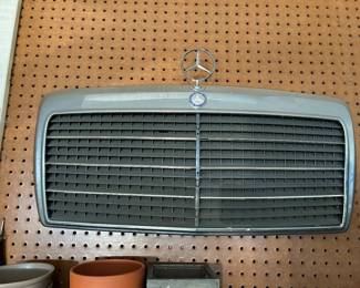 Mercedes grille wall art
