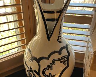 Paul Harmon 26”H ceramic vase
