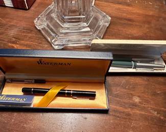 Waterman and Parker pens