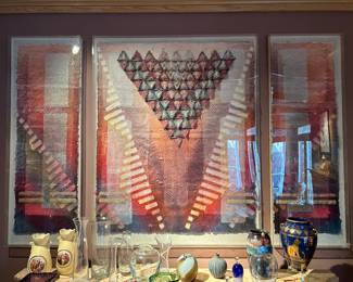 Ginsella Magdalene Moyer “ Mantle for the Harvest Festival” triptych