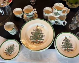 Spode Christmas dishes 