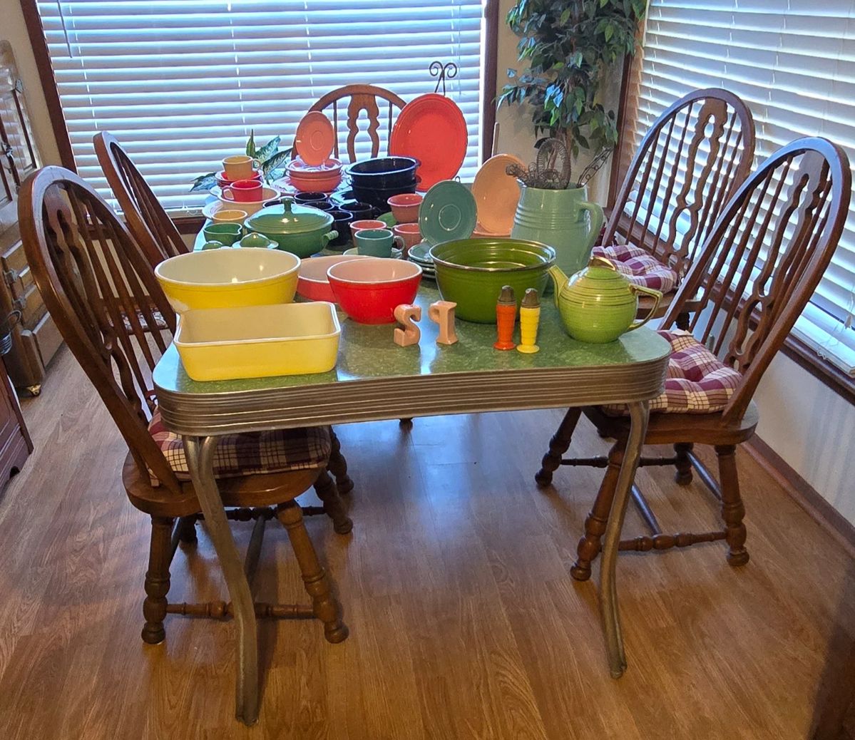 MCM Chrome Formica Table