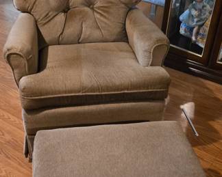 Recliner and ottoman
