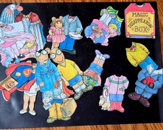 Vintage Schylling Magicloth dolls