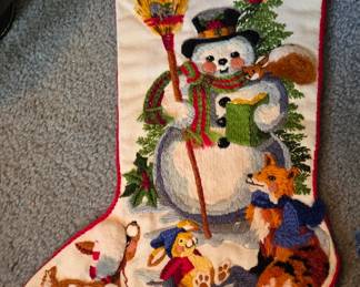 Hand sewn Christmas stocking