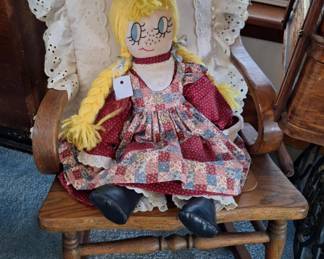 Child's Rocking Chair
Rag doll