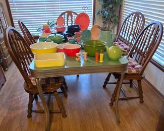 MCM Chrome Formica Table