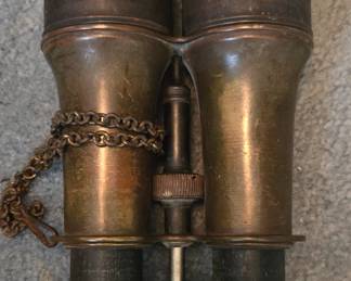 Antique Brass Binoculars