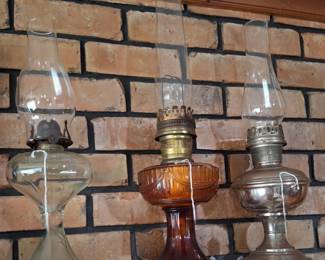 Vintage Oil Lamps