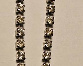 Vintage rhinestone necklace art deco