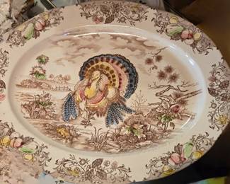Vintage Turkey Platter