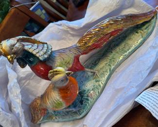 Italian Pheasant ceramic sculpture 1950’s