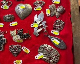 sterling jewelry  (only on premises during sale hours)