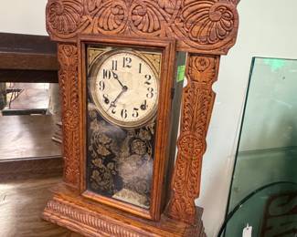 Beautiful Oak Kitchen Clock