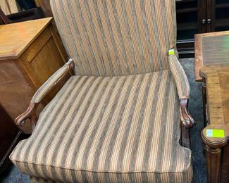 Upholstered French Style Armchair