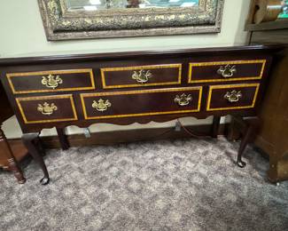 Beautiful Stickley Banded Mahogany Sideboard