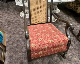 Cane Back Rocking Chair