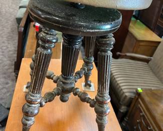 Organ Stool w/ Glass ball feet