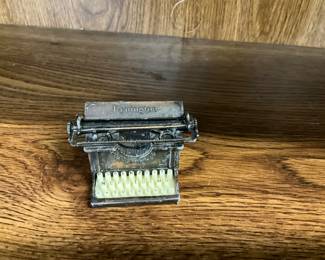 Miniature Brass Remington Typewriter Pencil Sharpener