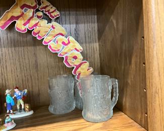 Flintstone Clear Coffee Cups / Mugs